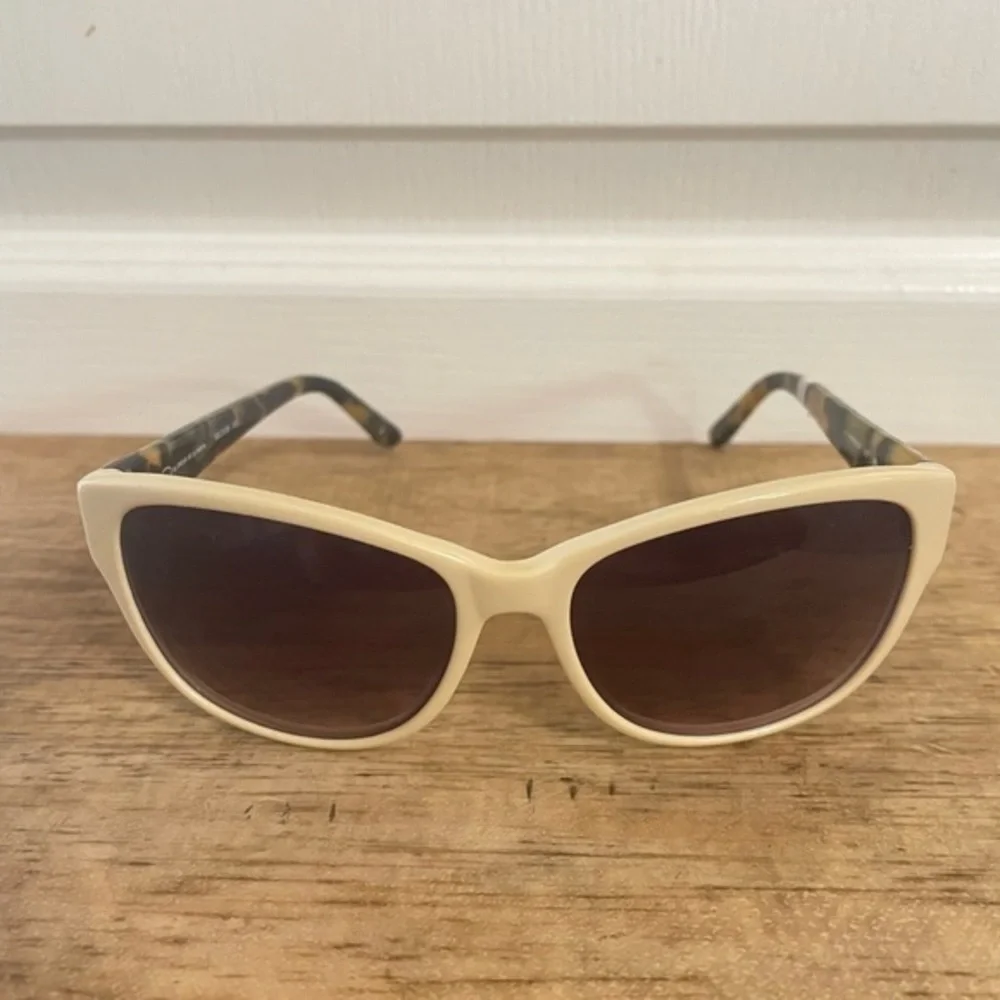 OSCAR DE LA RENTA Cream SSC5138 Cateye Sunglasses